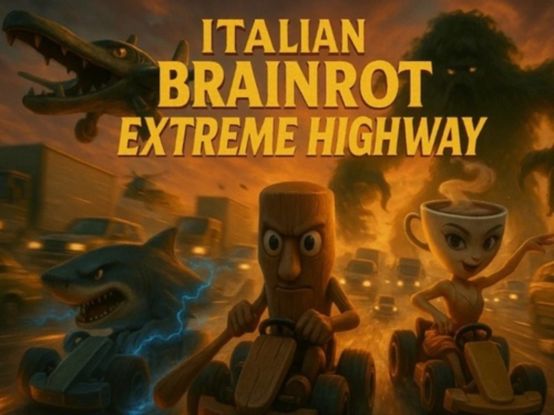 Игра Италиански Brainrot: Екстремна магистрала онлайн