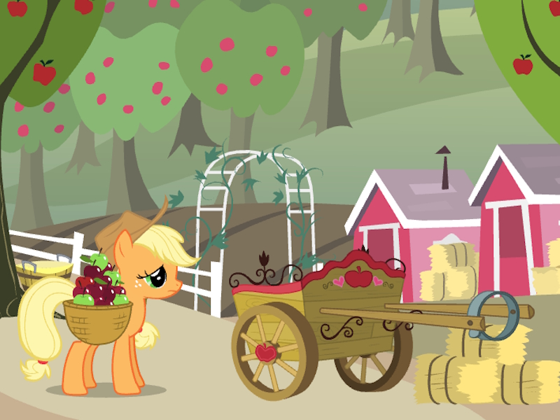 Игра Моето малко пони: Ябът на ябълките Applejack онлайн