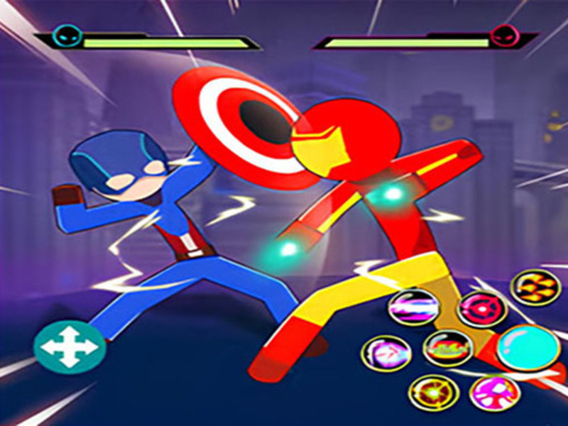 Игра Stykman: Битката на героите онлайн